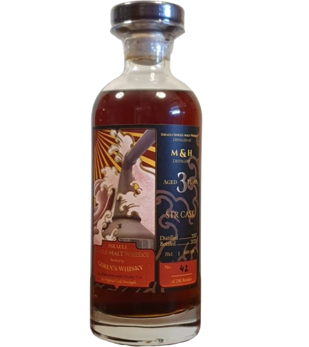 Goren's Whisky Milk & honey 3 y.o. STR Cask 700 ml.